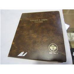 BINDER CONTAINING COLLECTION OF NICKELS 1922 TO 1986