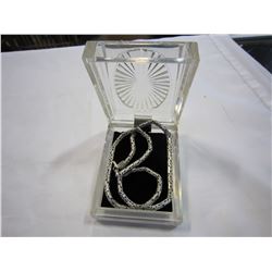 MENS VINTAGE NECKLACE MARKED 925 SILVER