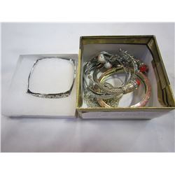 TIFFANY AND CO BANGLE MISSING STONES AND OTHER BRACELETS AND BANGLES