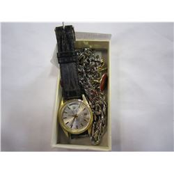 REPRO ROLEX WATCH, CHAIN, CUFFLINKS, ETC