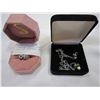 Image 1 : STERLING LADIES RING AND 2 STERLING PENDANTS ON CHAIN