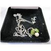 Image 2 : STERLING LADIES RING AND 2 STERLING PENDANTS ON CHAIN