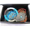 Image 2 : NATIVE BOX W/ BEADED JEWELERY