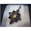 Image 2 : AMETHYST PENDANT MARKED 925 SILVER