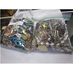 2 LARGE BAGS OF JEWELLRY