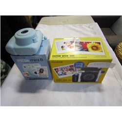 FUJI FILM INSTAX WIDE 300 CAMERA AND MINI 8
