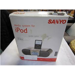 NEW SANYO MEDIA SYSTEM FOR IPOD