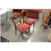 Image 2 : 2 VINTAGE BALOON BACK CHAIRS