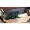 Image 2 : WICKER TRUNK W/ CONTENTS