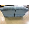 Image 3 : BLUE RECLINING LOVE SEAT