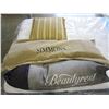 Image 2 : 3 BED PILLOWS BEAUTYREST, SIMMONS AND SMALL GOLD THROW PILLOW