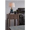 Image 1 : ASHLEY RUSTIC WOOD 1 ONE DRAWER ENDTABLE RETAIL $399