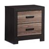 Image 2 : ASHLEY SIGNATURE QUEENSIZE MODERN PANEL BEDFRAME AND 2 DRAWER NIGHT STAND, RETAIL $1499