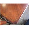 Image 3 : ASHLEY SIGNATURE DARK CHERRY FINISH DINING TABLE WITH 4 DINING CHAIRS, RETAIL $2699 FLOOR MODEL