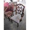Image 4 : ASHLEY SIGNATURE DARK CHERRY FINISH DINING TABLE WITH 4 DINING CHAIRS, RETAIL $2699 FLOOR MODEL