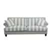 Image 1 : ASHLEY SIGNATURE CONTEMPORARY GREY AND WHITE UPHOLSTERED SOFA, LOVESEAT, AND CHAIR, FLOOR MODEL RETA