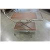 Image 1 : FOLDING 2-TIER ROLLING TROLLEY