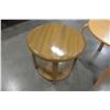 Image 1 : ROUND WOOD ENDTABLE