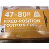 Image 2 : NEW OVERSTOCK INSIGNIA 47-80 INCH FIXED POSITION TV WALL MOUNT, COMPLETE, UP TO 120 LBS
