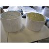 Image 1 : 2 WHITE LAMP SHADES
