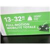 Image 2 : NEW OVERSTOCK INSIGNIA 13-32 INCH FULL MOTION TV WALL MOUNT, COMPLETE, UP TO 33 LBS