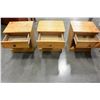 Image 2 : THREE 1 DRAWER PINE NIGHTSTANDS