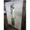 Image 2 : MODERN WHITE WARDROBE W/ MIRROR