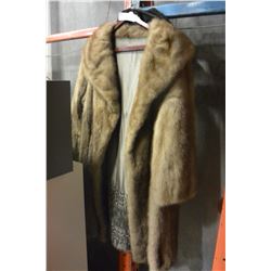 BROWN FUR COAT