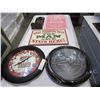 Image 1 : HARLEY DAVIDSON CLOCK AND GUY TIME CLOCK AND BOTTLE OPENER STAND