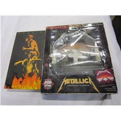 METALICA MASTER OF PUPPETS 3D ALBUM COVER AND ACDC BONFIRE 5 DISC SET