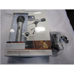 AUDIO TECHNICA MICROPHONE AND BIKE COMPUTER