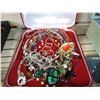 Image 1 : VELVET CASE OF JEWELERY