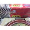 Image 2 : COKE TRAY, ROCKWELL PLATE, TAXI SIGN AND PIANO PHONE
