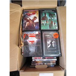 BOX OF DVDS