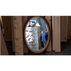 DECORATIVE OVAL MIRROR