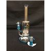 Image 1 : EVOLUTION SUPER CELL 9.5" DARK BLUE GLASS BONG W/ BOWL