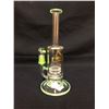 Image 1 : EVOLUTION SUPER CELL 9.5" APPLE GREEN GLASS BONG W/ BOWL