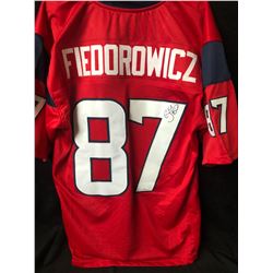 C.J. Fiedorowicz Signed Texans Football Jersey W/ COA
