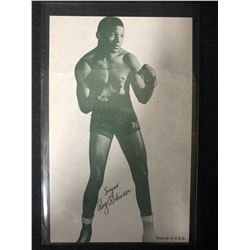 1947-66 Boxing Exhibits Sugar Ray Robinson Boxing Card