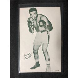 1947-66 Boxing Exhibits Sonny Liston Boxing Card