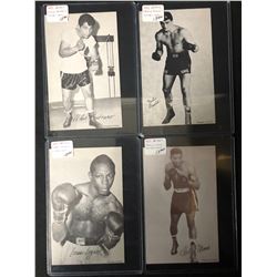 1947-66 Boxing Exhibits Boxing Card Lot (Pastrano/ Logart...)