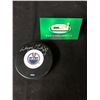 Image 1 : WAYNE GRETZKY SIGNED EDMONTON OILERS HOCKEY PUCK (CSI COA)