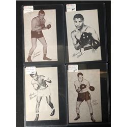 1947-66 Boxing Exhibits Boxing Card Lot (Hank/ Olsen...)