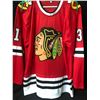 Image 3 : ANTON FORSBERG SIGNED BLACK HAWKS JERSEY (BECKETT COA)