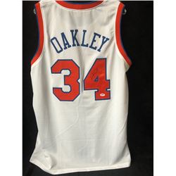 Charles Oakley Signed Knicks Jersey (PSA COA)