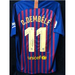Ousmane Dembele Signed Barcelona Jersey (Beckett COA)