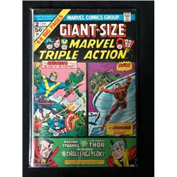 MARVEL TRIPLE ACTION #2 (MARVEL COMICS)  *GIANT-SIZE*