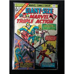 MARVEL TRIPLE ACTION #1 (MARVEL COMICS)  *GIANT-SIZE*
