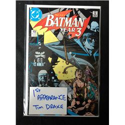 BATMAN YEAR THREE #436 (DC COMICS) *1ST APPEARANCE TIM DRAKE*