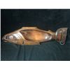 Image 1 : 1987 NATIVE ART WOOD CARVING "SALMON"